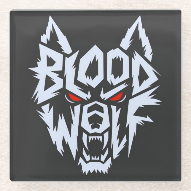 Posavasos De Vidrio Bloodwolf: El Alpha Awakens (Anverso)