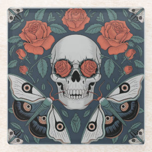 Posavasos De Vidrio Bloom Eterno: Un baile de vida y muerte
