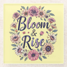 Posavasos De Vidrio Bloom & Rise