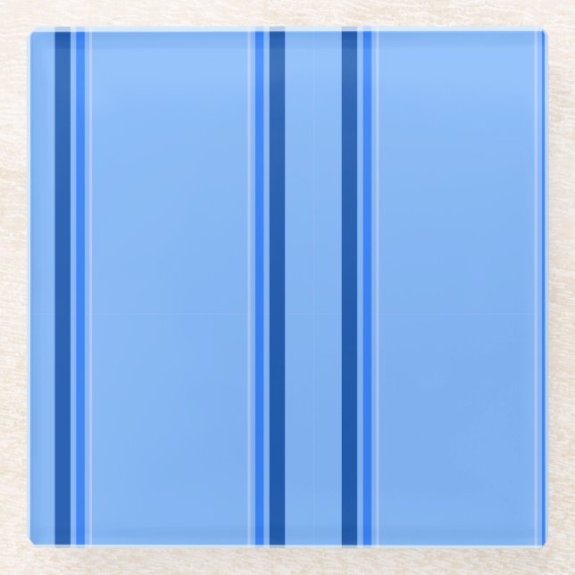 Posavasos De Vidrio Blue Coaster (Anverso)