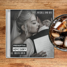 Posavasos De Vidrio Boda de portada de álbumes de Funda de CD de músic