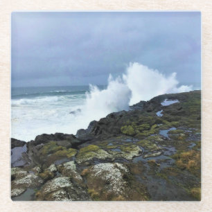 Posavasos De Vidrio Boiler Bay State Wayside, Depoe Bay, Oregon