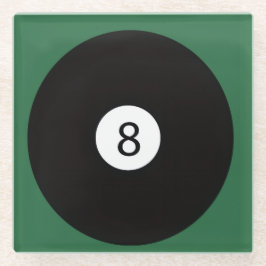 Posavasos De Vidrio Bola ocho
