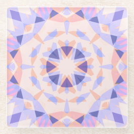 Posavasos De Vidrio Bonito Pastel Morado Estrella Chicas Decorativos