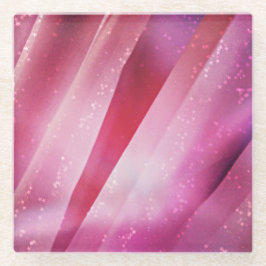 Posavasos De Vidrio Bonito rosado