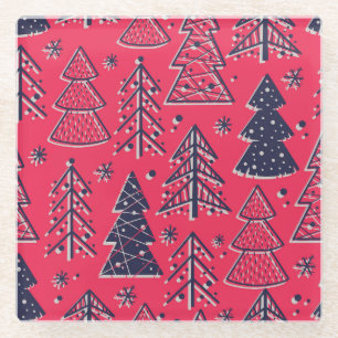 Posavasos De Vidrio Bosque de los navidades: Fondo de escritorio de la