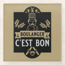 Posavasos De Vidrio Bread