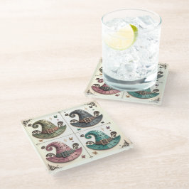 Posavasos De Vidrio Brujas caprichosas