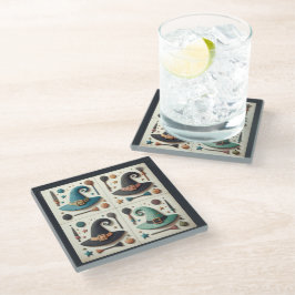 Posavasos De Vidrio Brujas Soñadoras