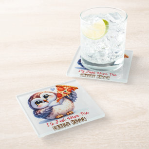 Posavasos De Vidrio Búho