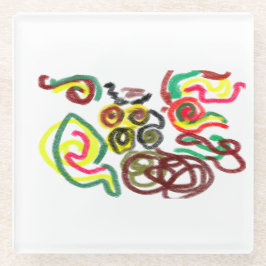 Posavasos De Vidrio Búho genial amarlo