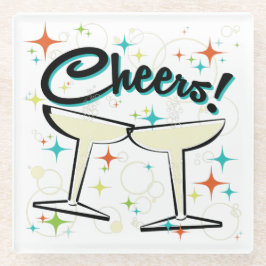 Posavasos De Vidrio ¡Burbujeante un Ir-Ir!