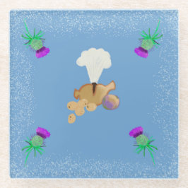 Posavasos De Vidrio Burns Night sky edit