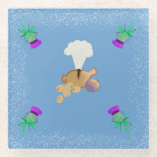 Posavasos De Vidrio Burns Night sky edit