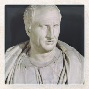 Posavasos De Vidrio Busto de Marco Tullius Cicero