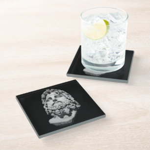 Posavasos De Vidrio Busto grecorromano