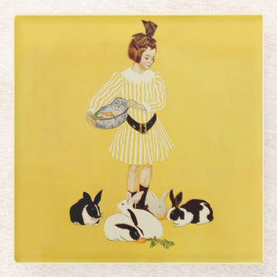 Posavasos De Vidrio C Coles Phillips, "Amigo de la familia"