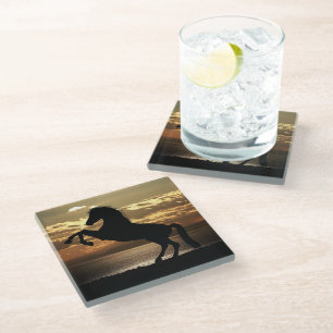 Posavasos De Vidrio caballo