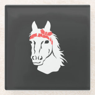 Posavasos De Vidrio Caballos