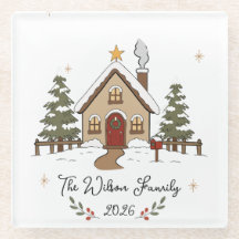 Cabaña de Navidad Acogedora Personalizada