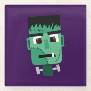 Posavasos De Vidrio Cabeza de Frankenstein Monster