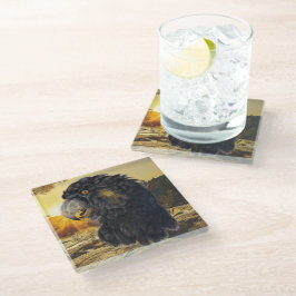 Posavasos De Vidrio Cabeza de pájaro