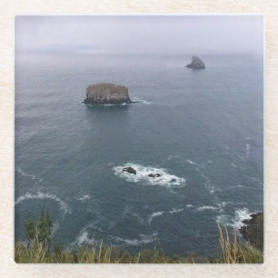 Posavasos De Vidrio Cabo Meares, Costa de Oregón
