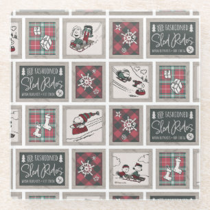 Posavasos De Vidrio Cacahuetes   Antiguo Patrón De Modas De Sleigh Rid