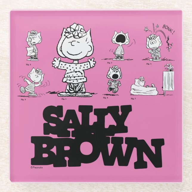 Posavasos De Vidrio Cacahuetes | Sally Brown (Anverso)