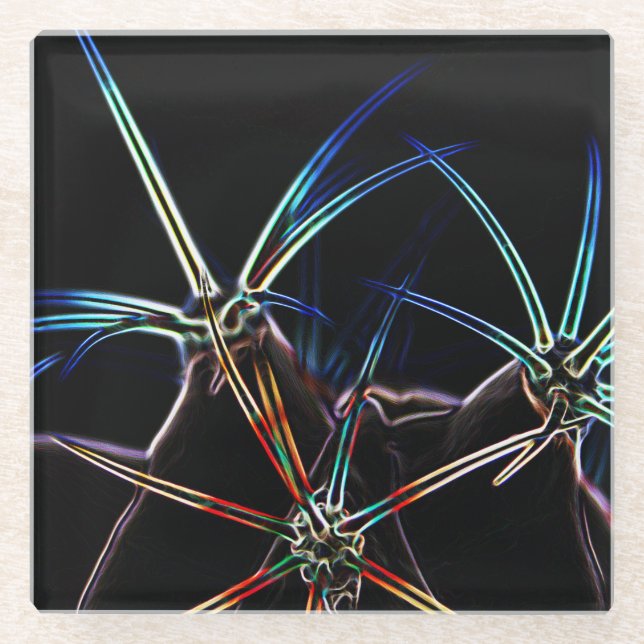 Posavasos De Vidrio Cactus 1 coastercna (Anverso)