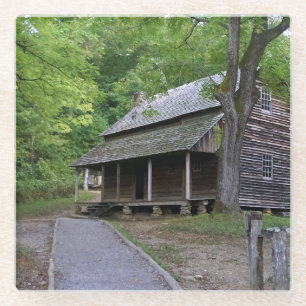 Posavasos De Vidrio Cades Cove Cabina