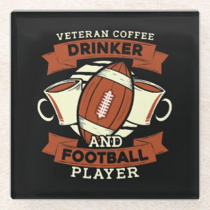 Posavasos De Vidrio Café de Fútbol