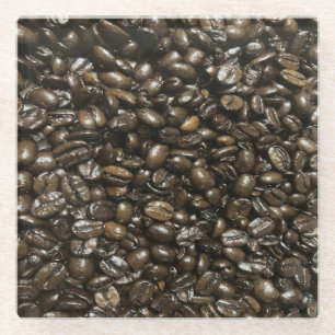 Posavasos De Vidrio Café frijol