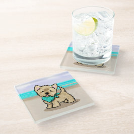 Posavasos De Vidrio Cairn Cutieface Glass Coaster
