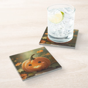Posavasos De Vidrio Calabaza