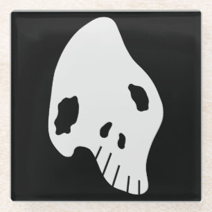 Posavasos De Vidrio Calavera freak