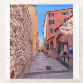 Posavasos De Vidrio Calles Quaint French