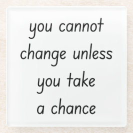 Posavasos De Vidrio Cambiar la escoria de vidrio