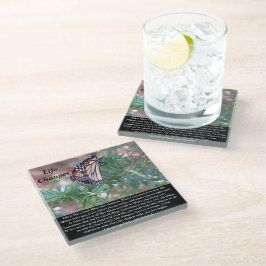 Posavasos De Vidrio Cambios en la vida de los regalos inspiradores