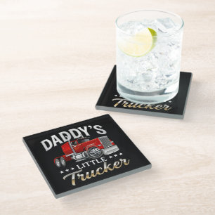 Posavasos De Vidrio Camionero Pequeño de Papá