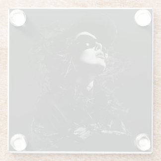 Posavasos De Vidrio Camiseta facial