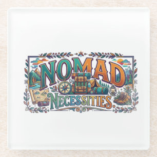 Posavasos De Vidrio Camiseta Nomad Necessities