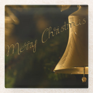 Posavasos De Vidrio Campana decorativa de navidades