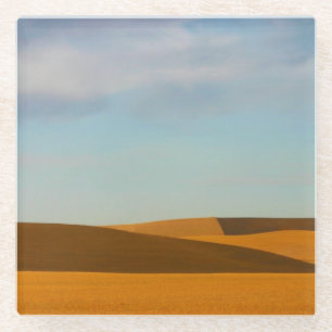 Posavasos De Vidrio Campos de trigo de oro en la región de Palouse