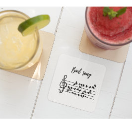 Posavasos De Vidrio Canción de pájaro, pájaros en línea