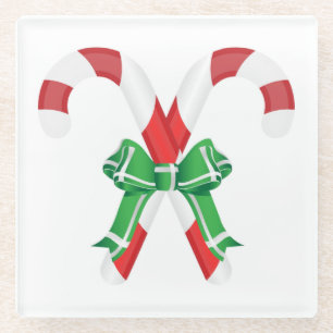 Posavasos De Vidrio CANDYCANES DE navidades