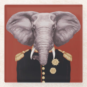 Posavasos De Vidrio Capitán Elephant