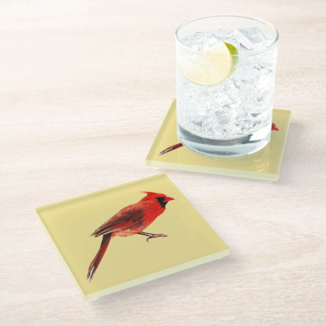 Posavasos De Vidrio Cardenales (Angular)