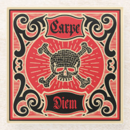 Posavasos De Vidrio Carpe Diem