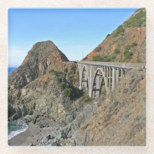 Posavasos De Vidrio Carretera 1 de la costa - puente grande de la cala